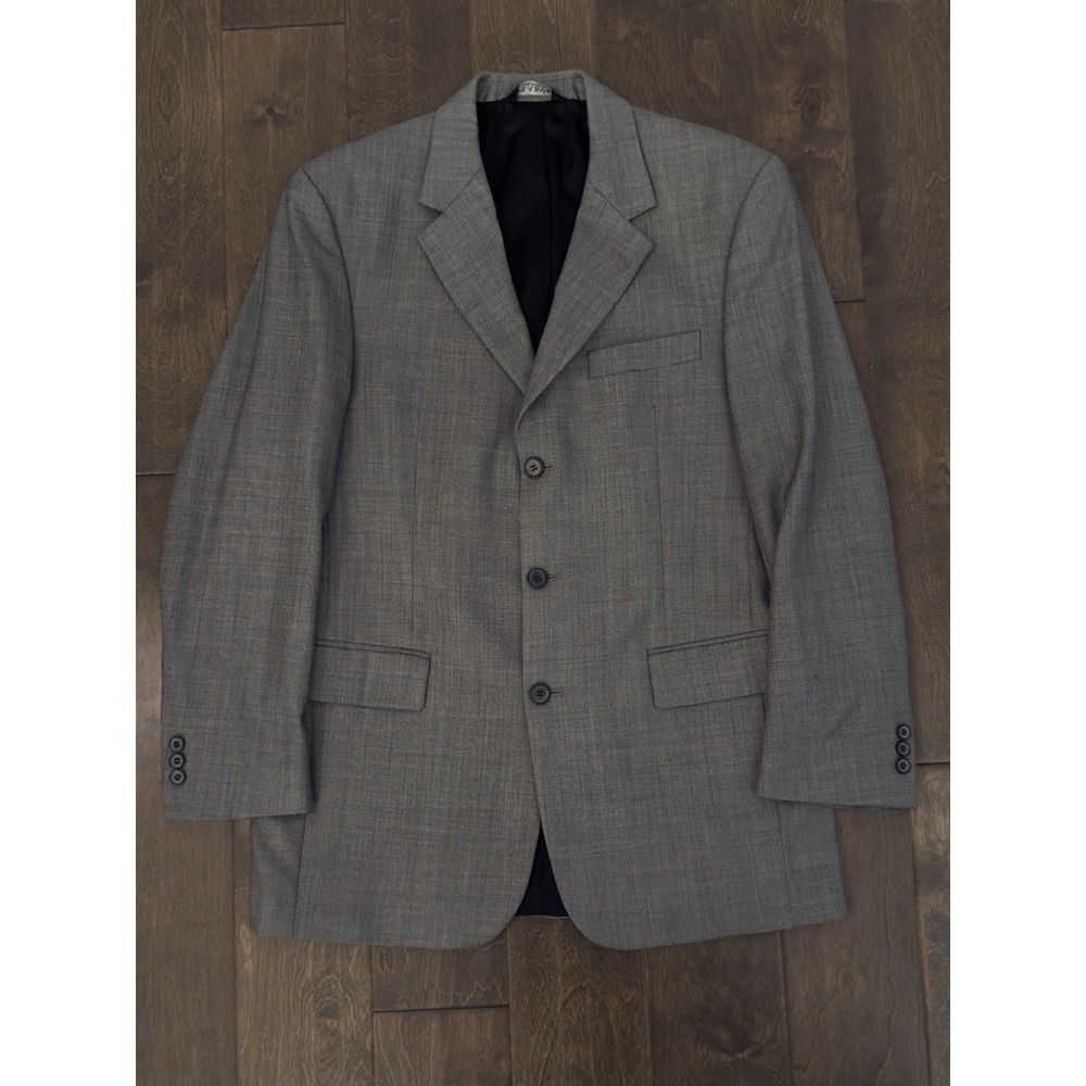Jos A Bank Executive Mens Size 39R Wool Cashmere Grey Sports Coat Blazer Jacket